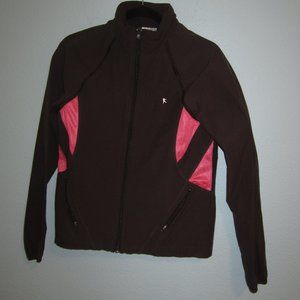 Woman's Medium Brown/Pink Danskin Now Athletic Jacket